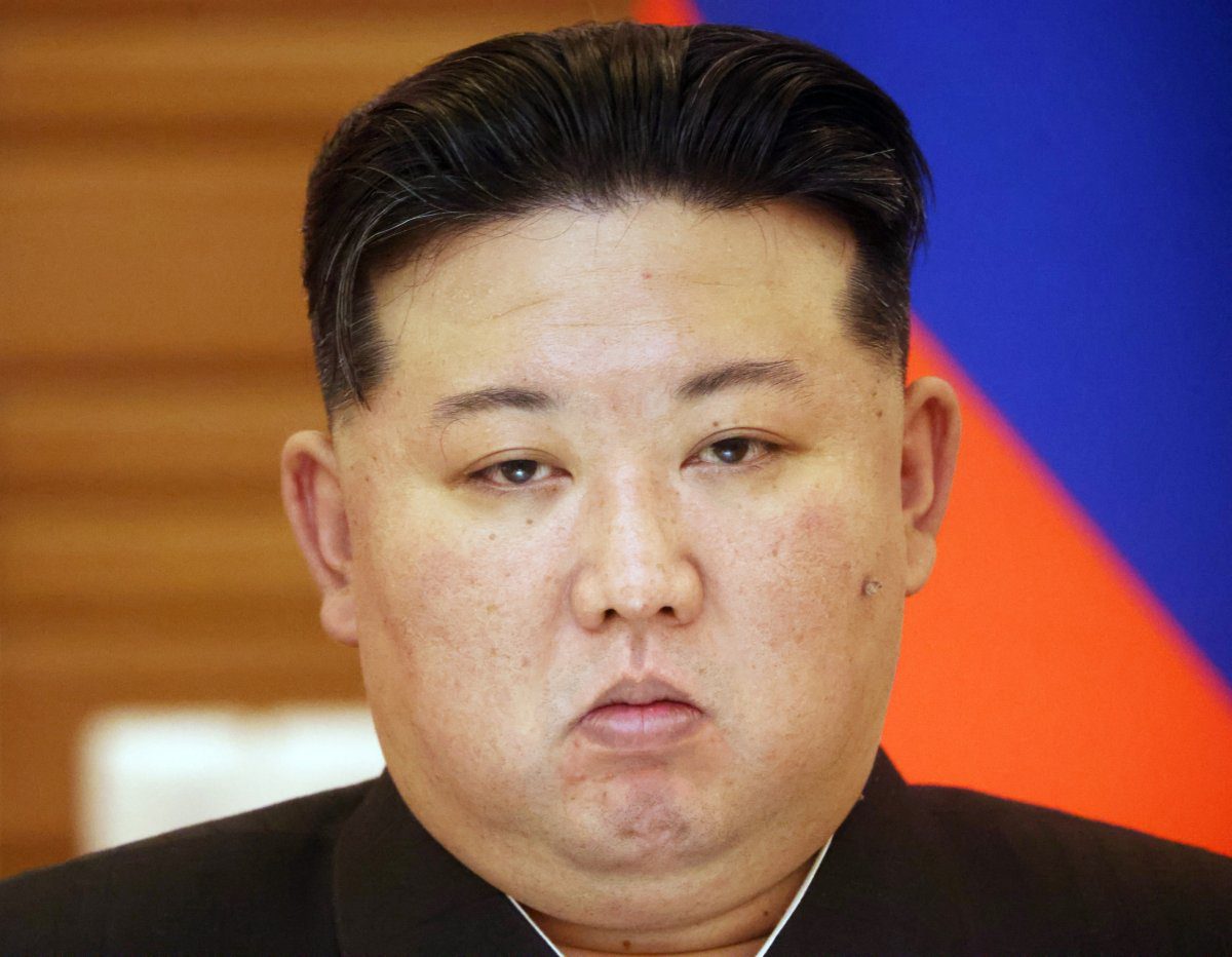 Kim Jong Un asiste a la rueda de prensa 